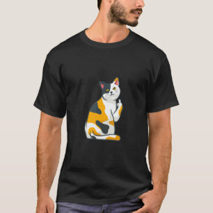Thick Cat Middle Finger T-Shirt
