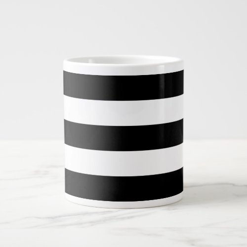 Thick Horizontal Stripes Jumbo Mug