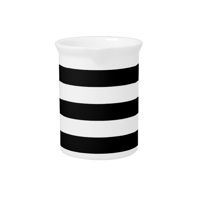 Thick Horizontal Stripes Pitcher (Front)