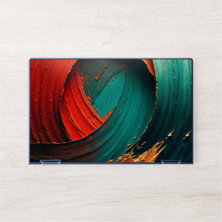 Thick Impasto Oil Painted Abstract HP Laptop Skin