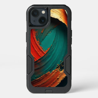 Thick Impasto Oil Painted Abstract iPhone 13 Case