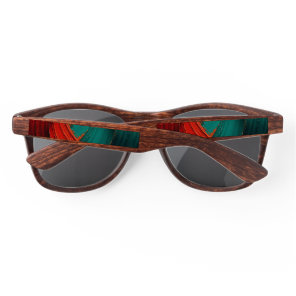 Thick Impasto Oil Painted Abstract Sunglasses