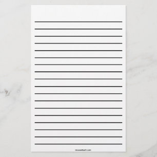 Thick Line Stationery