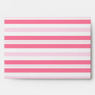 Thick Pink Stripes Envelope
