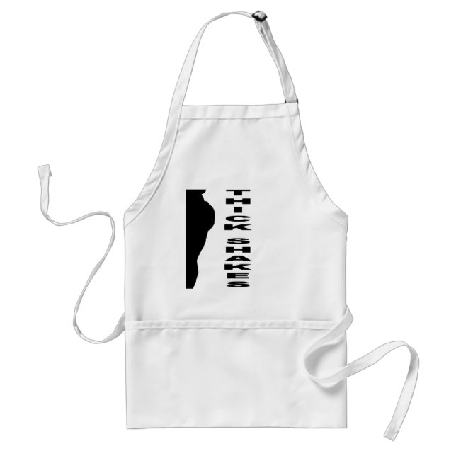 Thick Shakes Adult Apron (Front)