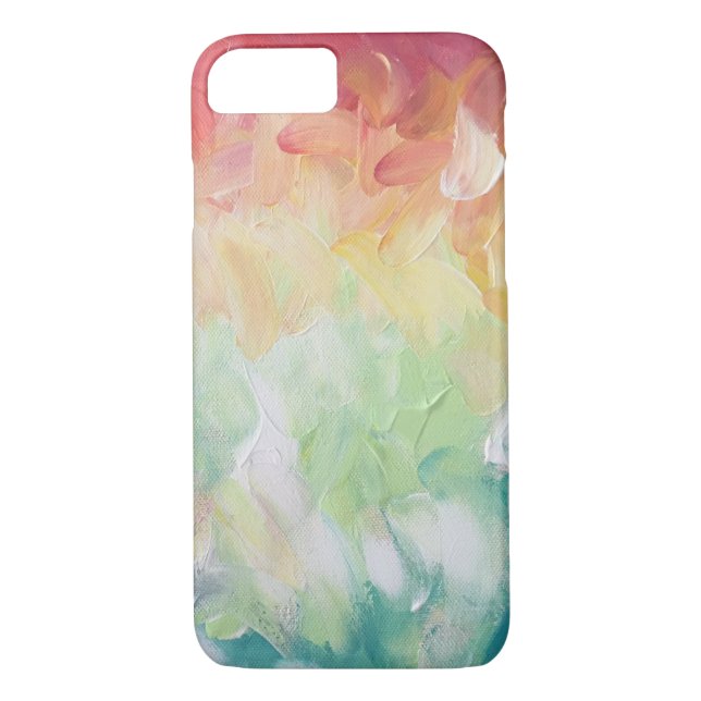 Thick Textured Abstract Paint Case-Mate iPhone Case (Back)