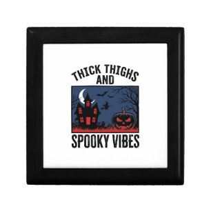Thick Thighs And Spooky Vibes Halloween Shirt Desi Gift Box