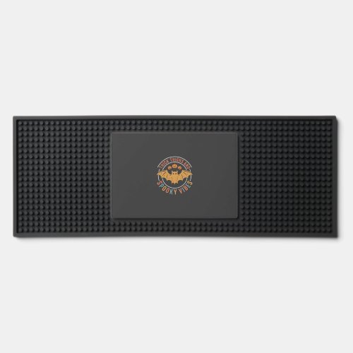 Thick Thighs Spooky Vibes Halloween Bat Design_1 Bar Mat