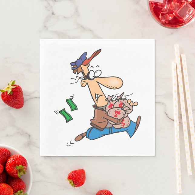 Thief Stealing Money Napkins (Creator Uploaded)