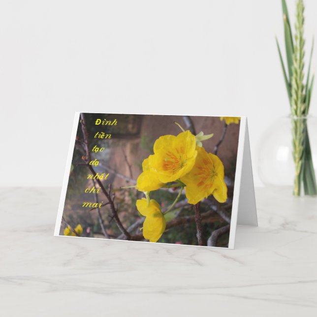 Thiep chuc tet Vietnam Holiday Card (Front)