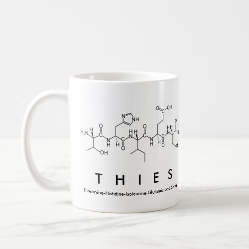 Thies peptide name mug