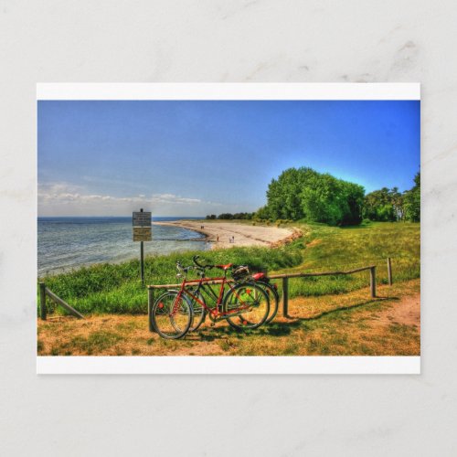 Thiessow Beach on Ruegen Island Postcard