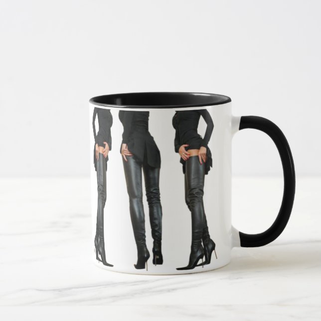 Thigh High Boot Models Mug (Right)