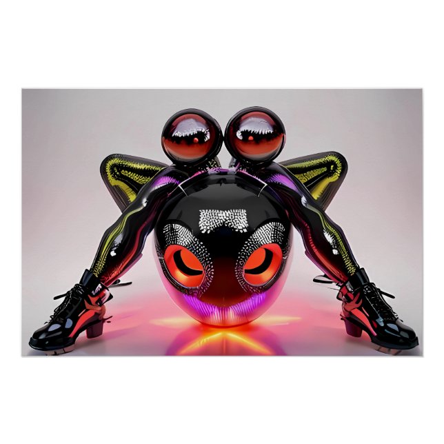 Thigh-High Cat Eyes Poster (Front)