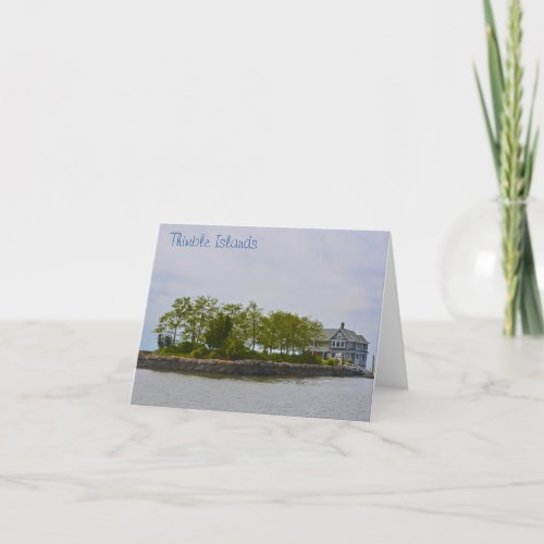 Thimble Island Notecard