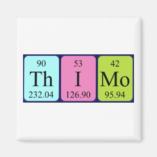 Thimo periodic table name magnet