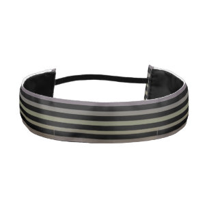 Thin 4 Black Strip Lavander Headband