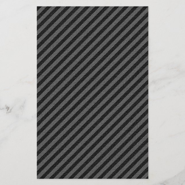 Thin Black and Gray Diagonal Stripes Flyer (Front)