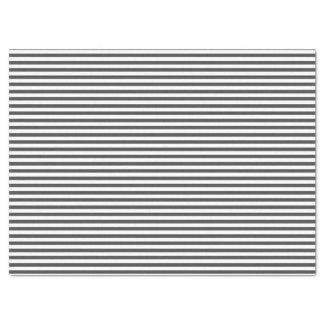 Thin Black and White Stripes Tissue Paper