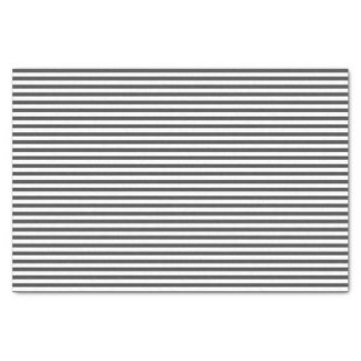 Thin Black and White Stripes Tissue Paper