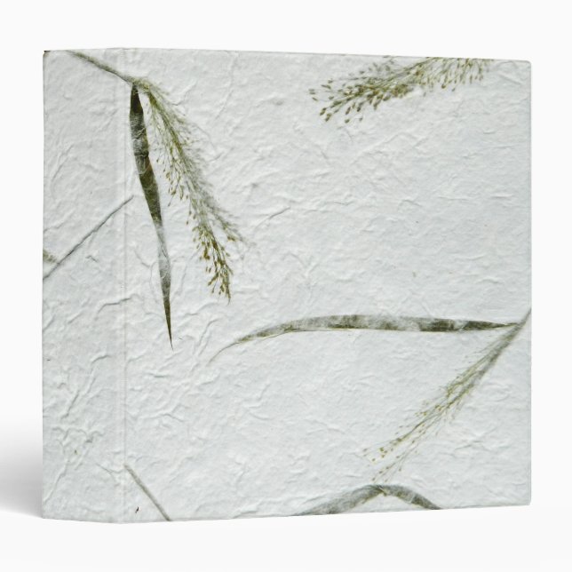 Thin blades of grass Japanese rice paper 2 Binder (Front/Spine)