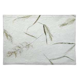 Thin blades of grass Japanese rice paper Placemat