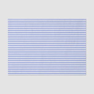 Thin blue and white stripes - Tissue paper