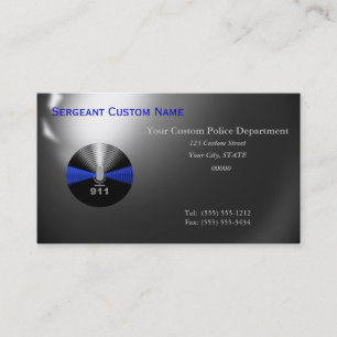 Thin Blue Line - 911 Business Card