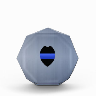 Thin Blue Line Acrylic Award