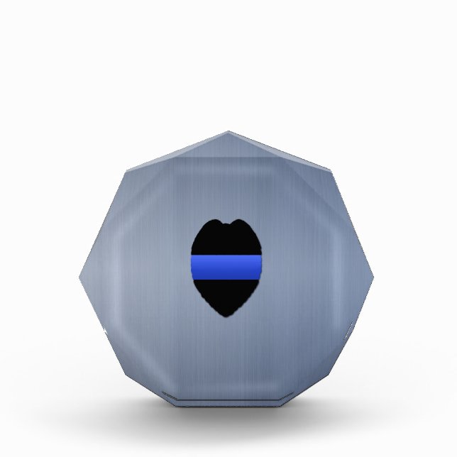 Thin Blue Line Acrylic Award (Front)