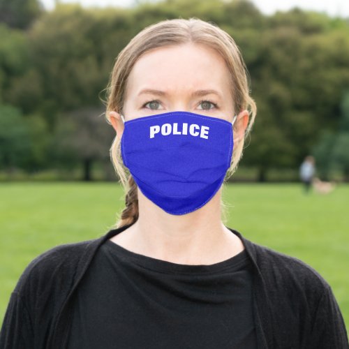 Thin Blue Line Adult Cloth Face Mask