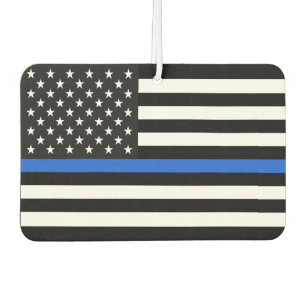 Thin Blue Line American Flag Air Freshener