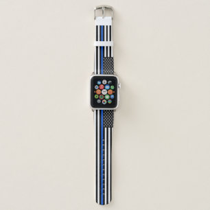 Thin Blue Line American Flag Apple Watch Band
