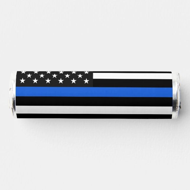 Thin Blue Line American Flag Breath Mints (Front)