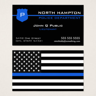 Police Business Cards : Police Department Business Cards & Templates | Zazzle : Get police personalized business cards or make your own from scratch!