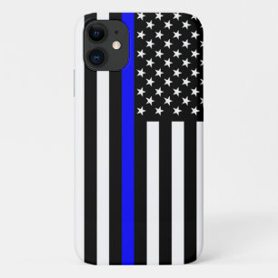 Thin Blue Line American Flag Decor iPhone 11 Case