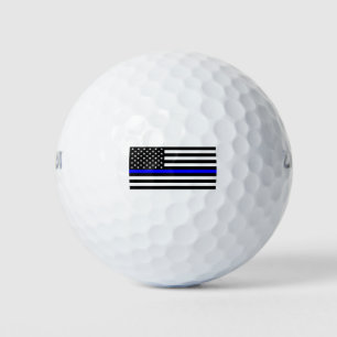 - Thin Blue Line - American Flag Golf Balls