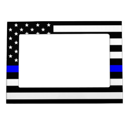 Thin Blue Line - American Flag Magnetic Picture Frame