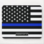Thin Blue Line American Flag Mouse Pad