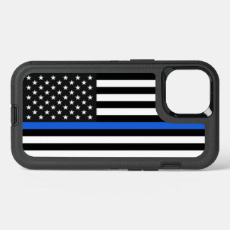 Thin Blue Line American Flag iPhone 13 Case