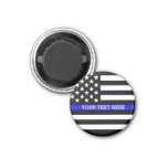 Thin Blue Line - American Flag Personalized Custom Magnet at Zazzle