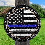 Thin Blue Line & American Flag police / USA office Dart Board<br><div class="desc">Dartboard: Thin Blue Line & American Flag (USA) - enforcement / police themed - love my country,  patriots / sports fans</div>