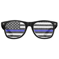 Thin Blue Line & American Flag police / USA office