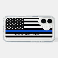 Thin Blue Line American Flag