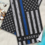 Thin Blue Line - American Flag USA Blue - Police Beach Towel