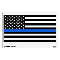 Thin Blue Line American Flag