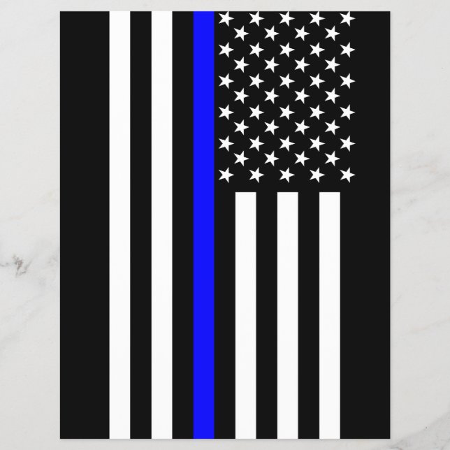 Thin Blue Line American Style Flyer (Front)
