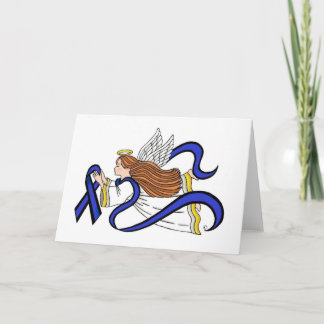 Thin Blue Line Angel Card