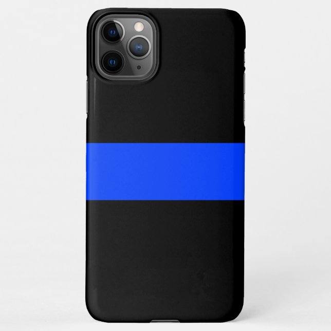 Thin Blue Line Apple iPhone 11 Pro 11pro MAX Case (Back)