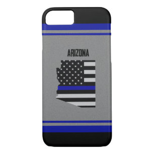 Thin Blue Line Arizona iPhone 8/7 Case